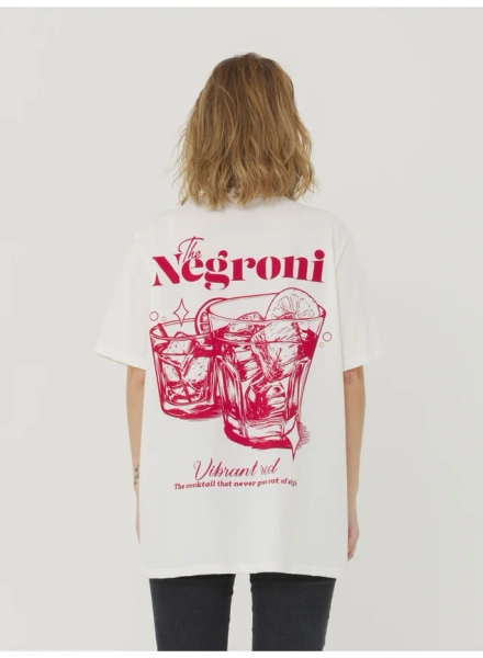 Camiseta Off White Malhão Estampada Retroy The Negroni