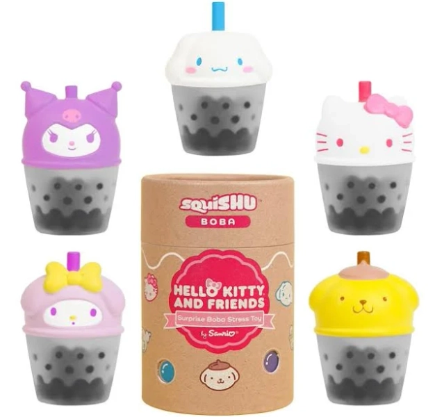 Hamee Sanrio Hello Kitty and Friends Boba Tea Capsule SquiSHU Series 1