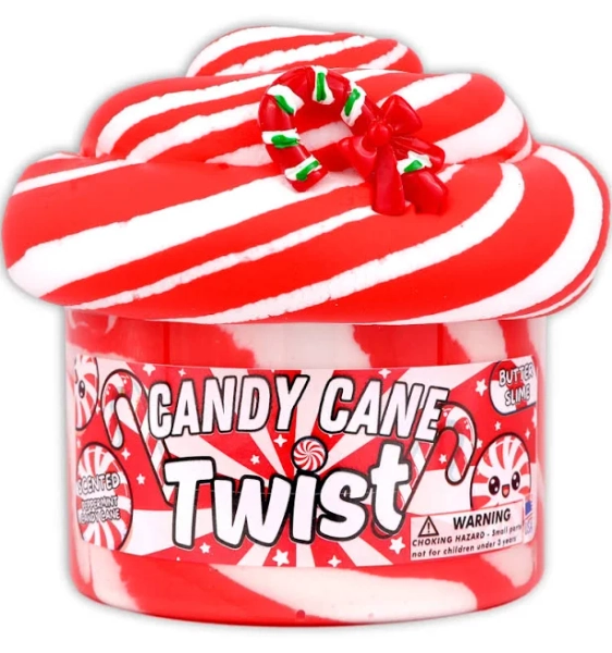 Dope Candy Cane Twist Slime