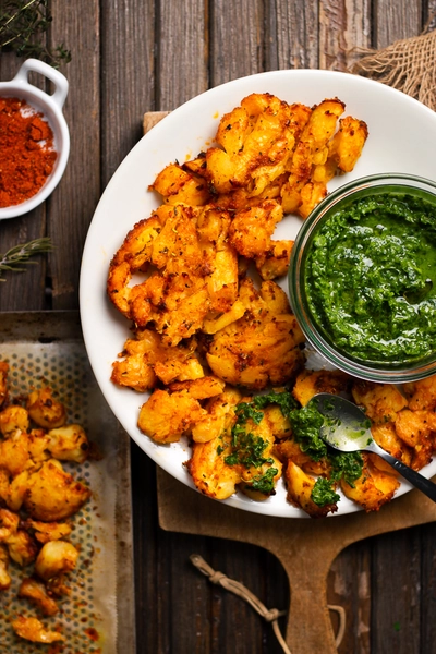 Smashed potatoes