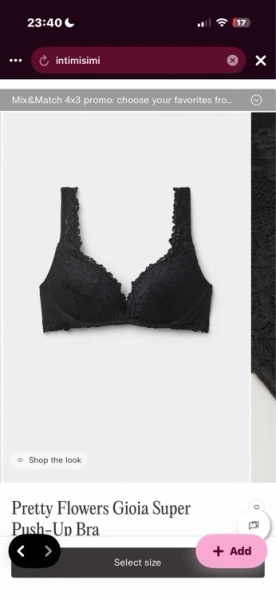 Pretty Flowers Gioia Super Push-Up Bra