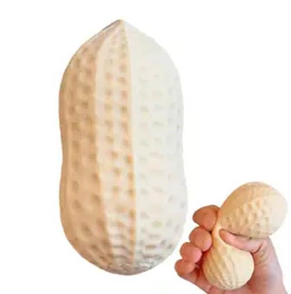 Peanut Shaped Slow Rebound Squeeze Toy, Cute Stress Relief Fidget Toy for Adults & Kids, Hand Exercise Relaxation Toy with Mystery Element, Summervibes Gift