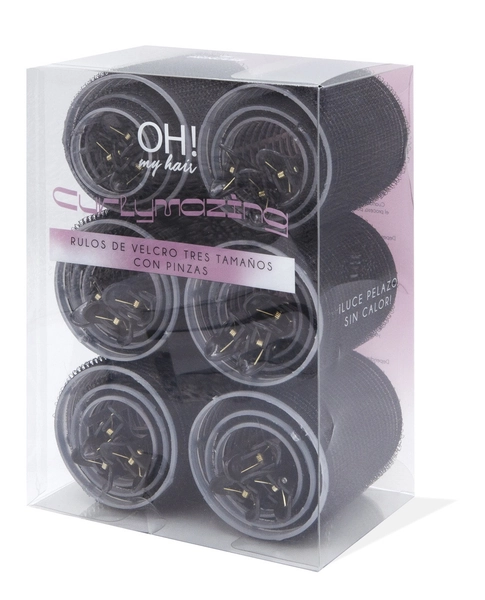 Oh My Hair Rolos de Velcro com Molas