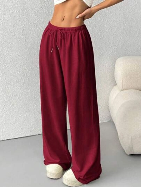 SHEIN EZwear Women's Plain Casual Sweatpants Graduation,Back To School Outfits,Graduation,Teacher Outfits For Women,Back To School