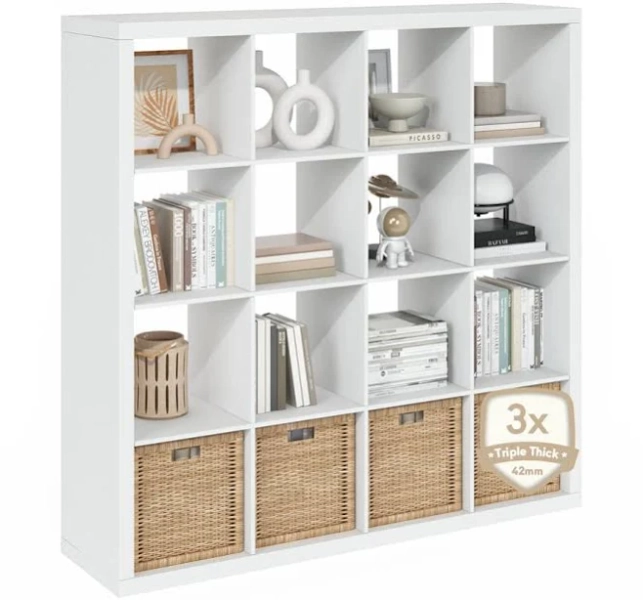 Ebern Designs Extra Thick Frame Decorative Cube Storage Organizer