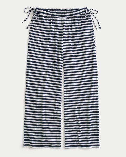 Always Cozy Side-Tie Baggy Pants