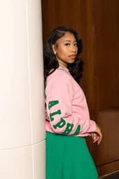 Alpha Kappa Alpha Sorority, Inc. CHENILLE BACK DESIGN (PINK)