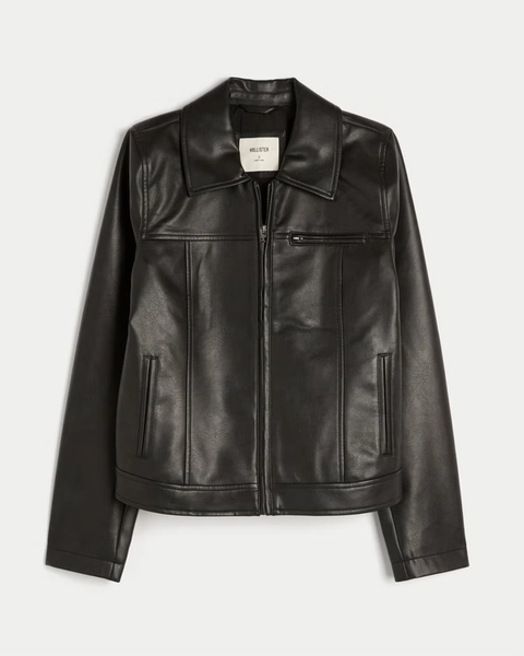 Faux Leather Jacket