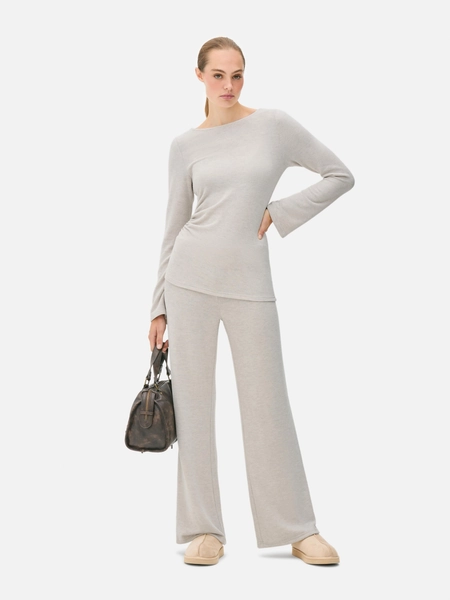 Wide Leg Jersey Leggings