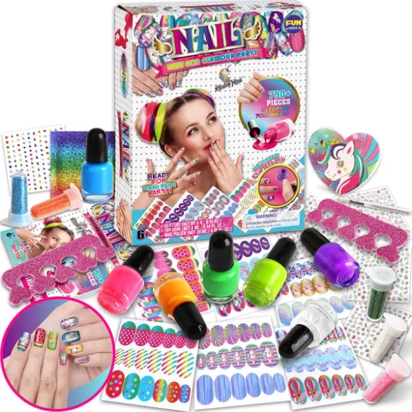 FunKidz Unicorn Nail Art Set