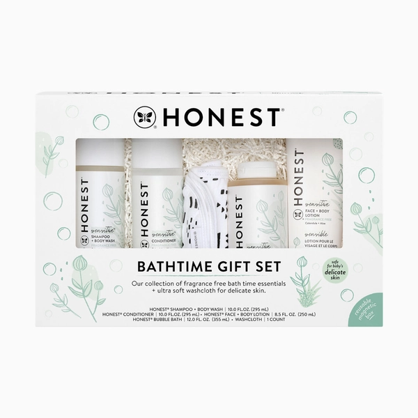 The Honest Company Bath Gift Set - Sensitive (Fragrance Free) | Babylist Shop