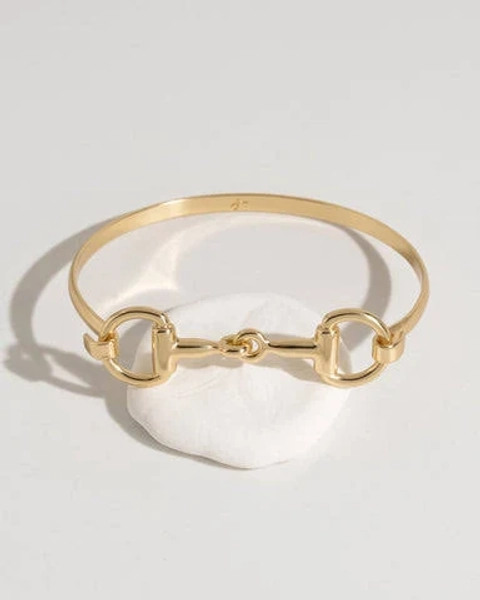 James Michelle Horse Bit Bracelet