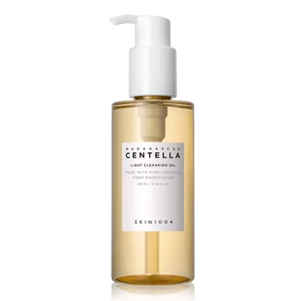 SKIN1004 Madagascar Centella Light Cleansing Oil Korean Skincare Soothing and Gentle Oil Cleanser for Makeup Impurities Removal - 200ml