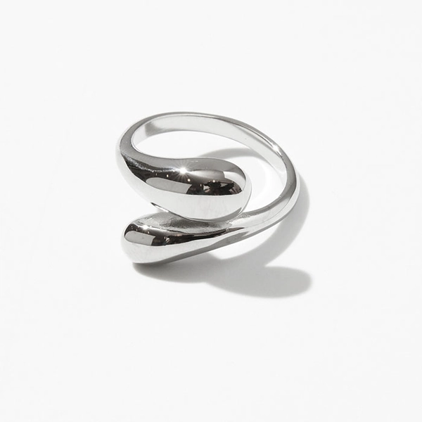 Silver Water Drop Ring - Pearlory