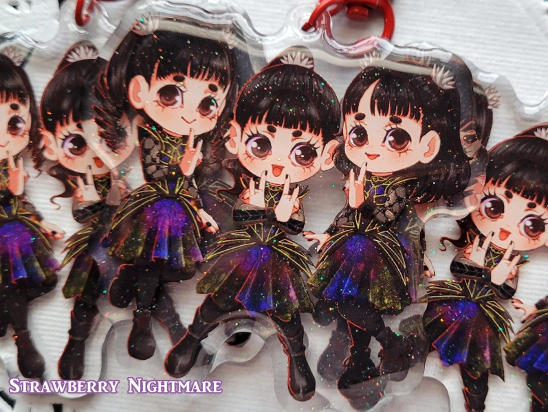 Baby Metal Trio Keychain