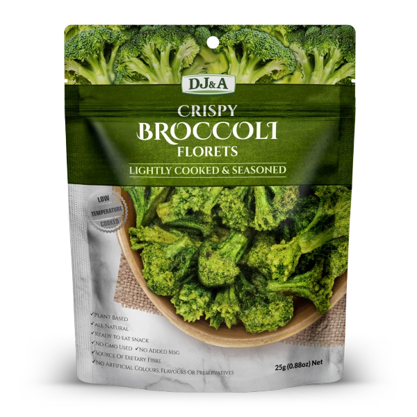 DJ&A Crispy Broccoli Florets 25g