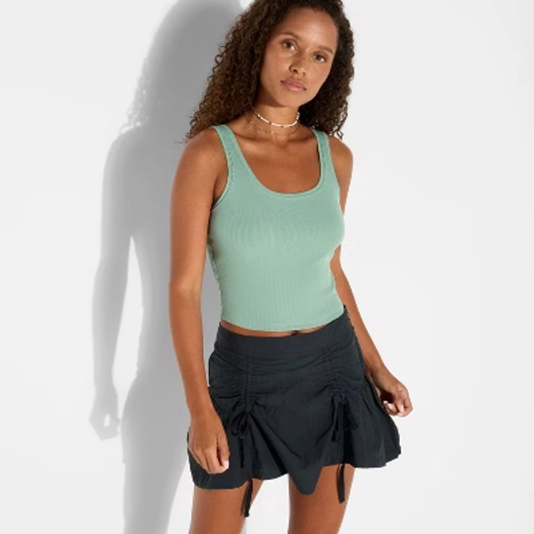 Women's Slim Fit Tank Top - Wild Fable™ Fern Green XL