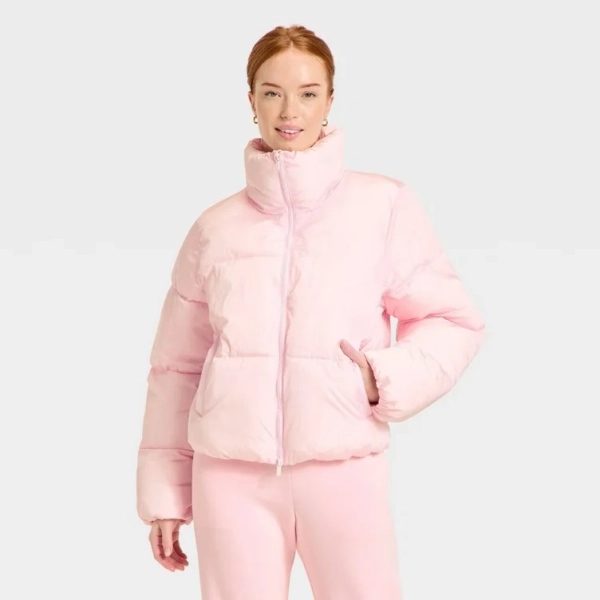 Women's Puffer Jacket - All In Motion™ Gray S