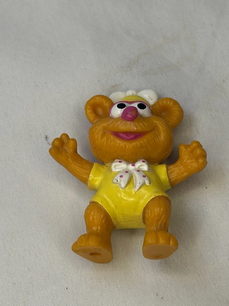 Muppet Babies PVC Fozzie Bear 2" Figure - 1986 Vintage