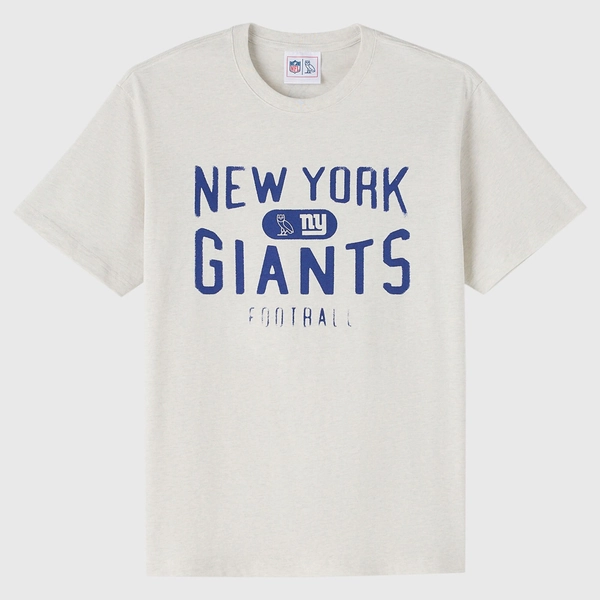 Unisex New York Giants OVO x NFL Heather Gray T-Shirt