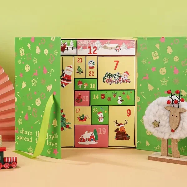 2025 Exquisite Square Christmas Countdown Calendar - Banlight