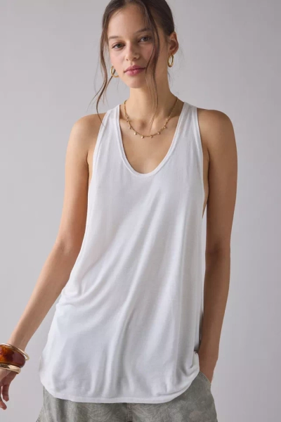 BDG Bowery Reese Jersey Knit Relaxed Racerback Tank Top