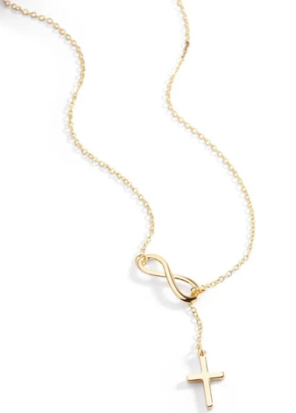 Mint & Lily Women's Infinity Cross Pendant Necklace