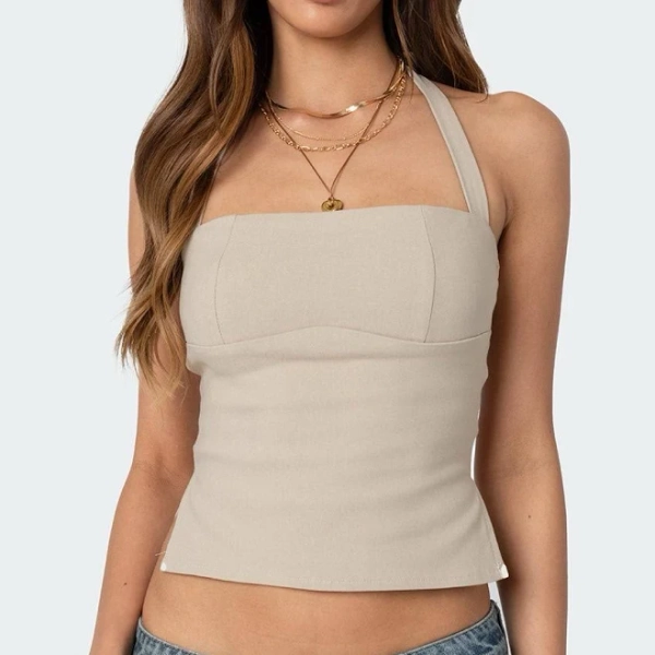 Edikted Women's Dara Halter Top