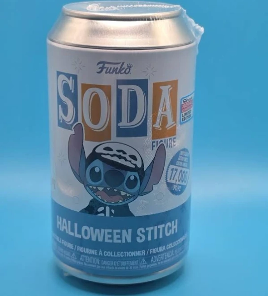 Funko Soda Halloween Stitch Sealed Common Figure Disney Lilo And