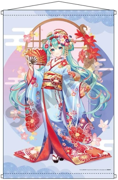 Hatsune Miku B2 Tapestry Maiko Experience Official Kawaii Japanese Merchandise Store | Next-Day UK Delivery