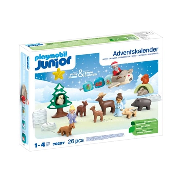 PLAYMOBIL 70297 Advent Calendar: JUNIOR Snowy Christmas