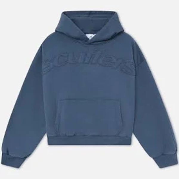 Scuffers Blue Hoodie for Men, XL