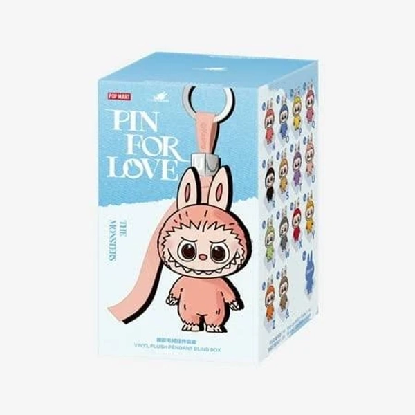 POP MART Labubu V4 The Monsters Pin For Love Plush Pendant Blind Box