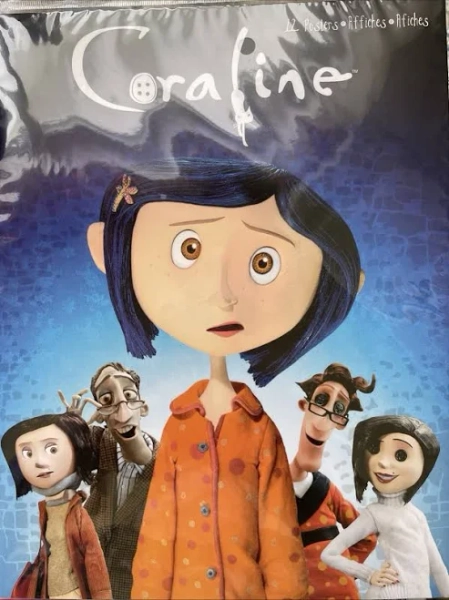 New Coraline Movie 12 Poster Pack Lot Trends Posters 11" x 8.5