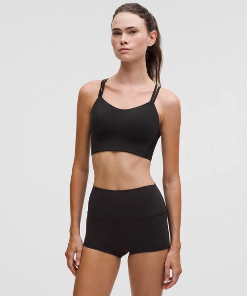 Like a Cloud Longline Bra *Light Support, B/C Cup - Black - 10