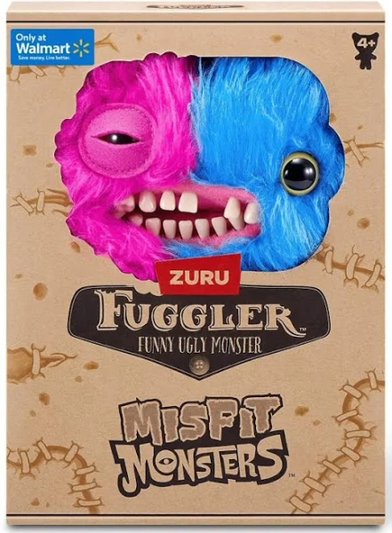 Fuggler Misfit Monsters Mr Screech & Mr Buttons Plush Toy Set