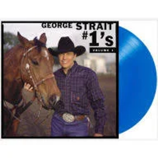 George Strait #1's Volume 1 LP (Blue Vinyl)