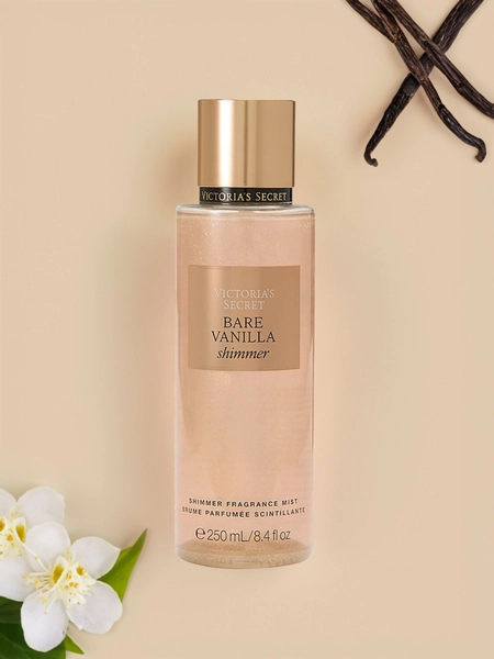 Bare Vanilla Shimmer Body Mist 250ml - Size ONE