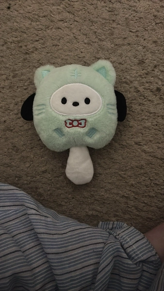 Sanrio Blue Pochacco Mini Cat Plush Trinket