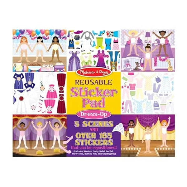 Melissa & Doug Dress Up Reusable Sticker Pad