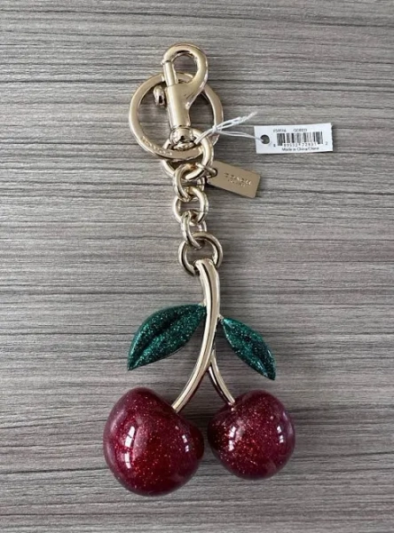 Coach 1941 Cherry Resin Keychain