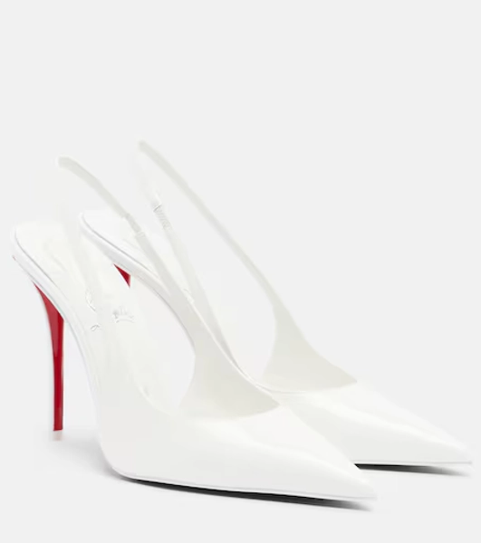 Escarpins slingback Miss Z en cuir verni