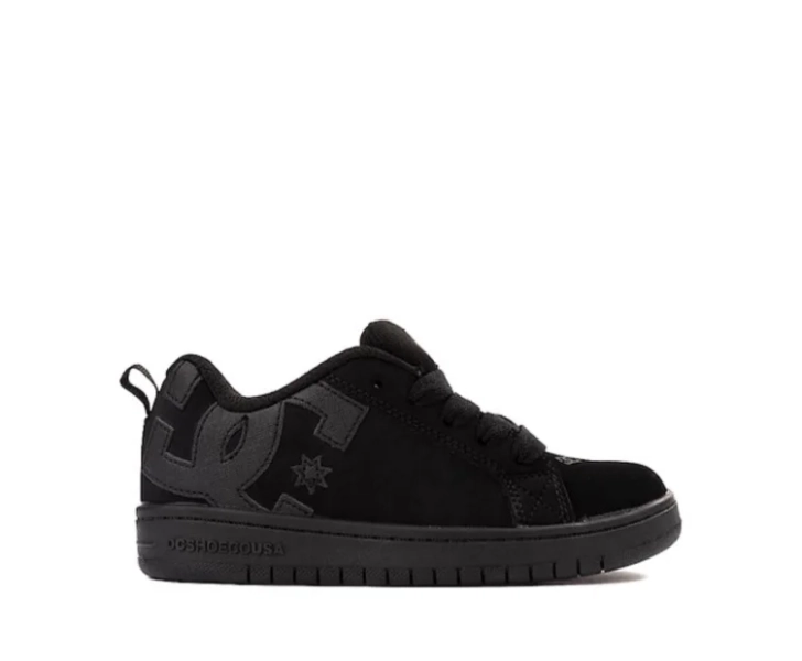 DC Court Graffik Skate Shoe - Little Kid / Big Kid - Black Monochrome