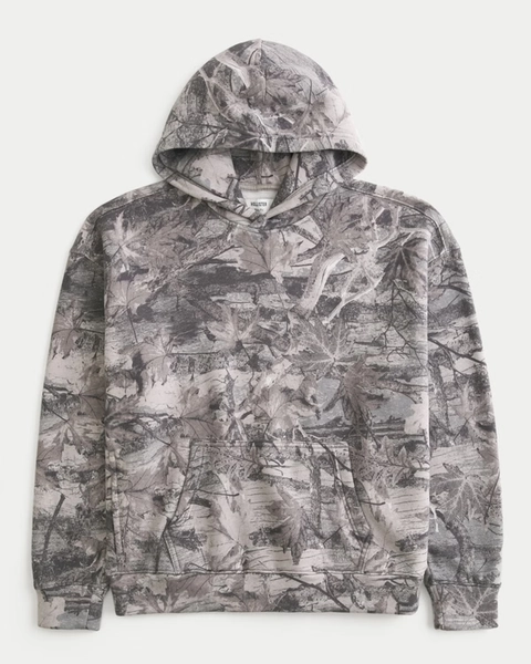 Boxy Camo Hoodie