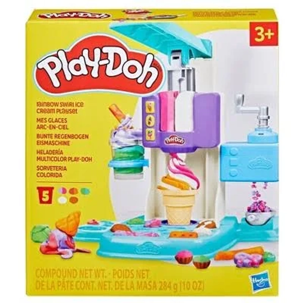 Hasbro Play-Doh Rainbow Swirl Ice Cream Playset