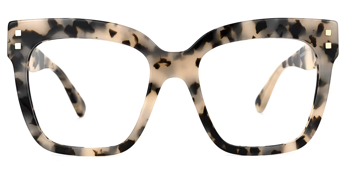 Minguela Square Brown-Tortoise Glasses | Zeelool 