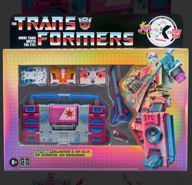 SDCC 2026 HASBRO TRANSFORMERS x JEM &amp; THE HOLOGRAMS - BLASTER &amp; KP's - presale