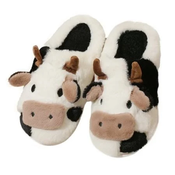 Sogetch Cute Cow Slippers