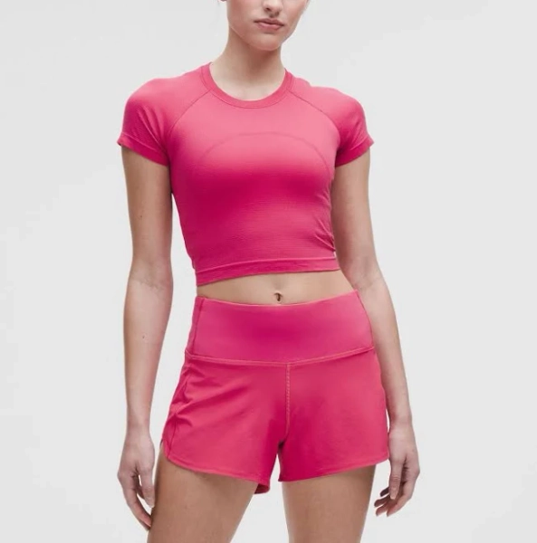 Lululemon Women's Swiftly Tech Cropped Short-Sleeve Shirt 2.0