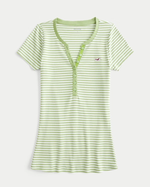 Short-Sleeve Icon Henley